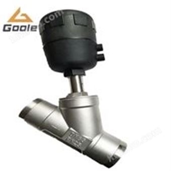 Y615W焊接丝扣气动角座阀