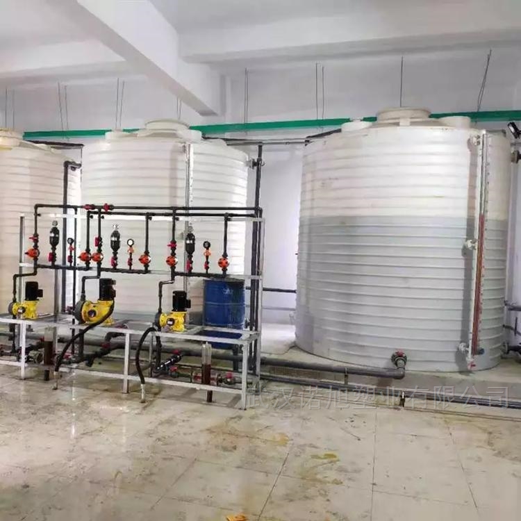 PE塑料桶5立方PFC水處理沉淀劑儲藥罐 湖北武漢地區(qū)PE水箱廠家