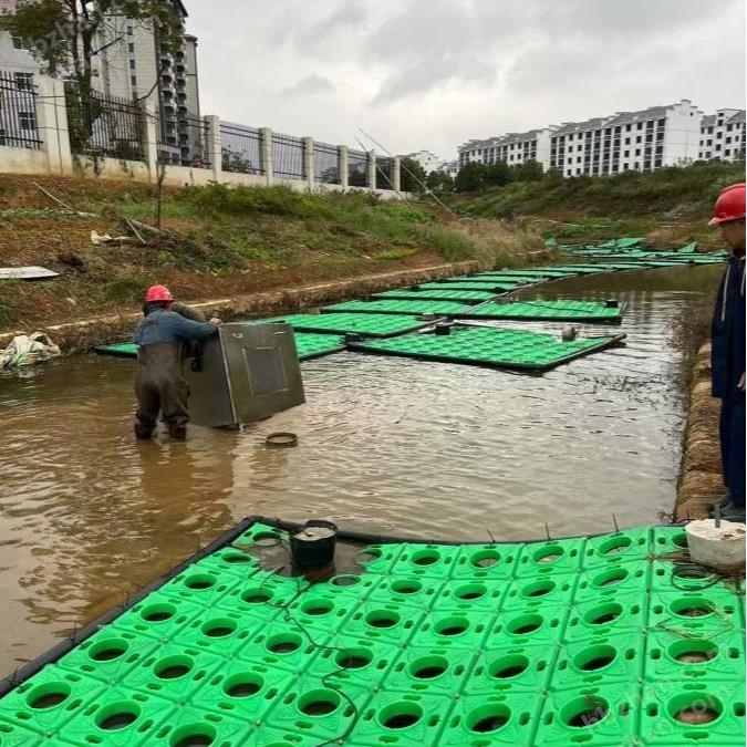 Solar powered micro nano bubble aerator, complete equipment for sewage treatment plant, river oxygenation