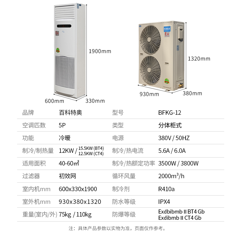 牡丹江防爆空調(diào)，牡丹江工業(yè)防爆空調(diào)廠家