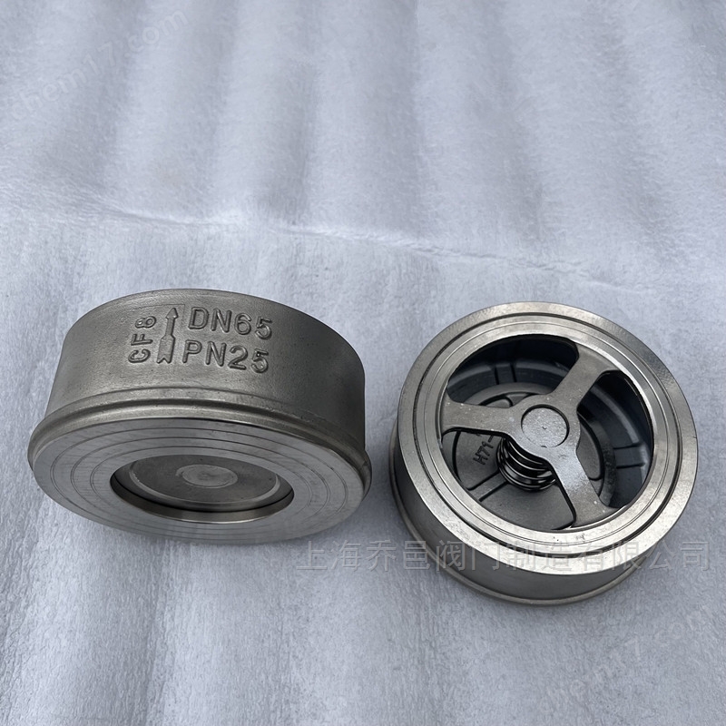 H71H-16P不锈钢对夹升降式止回阀 H71W不锈钢对夹升降式止回阀