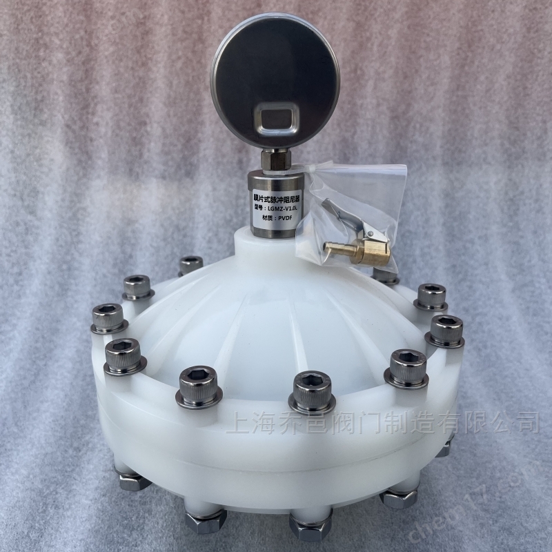 LGMZ-V1.0L膜片式脉冲阻尼器PVDF LGMZ-V0.35L膜片式脉冲阻尼器PVDF