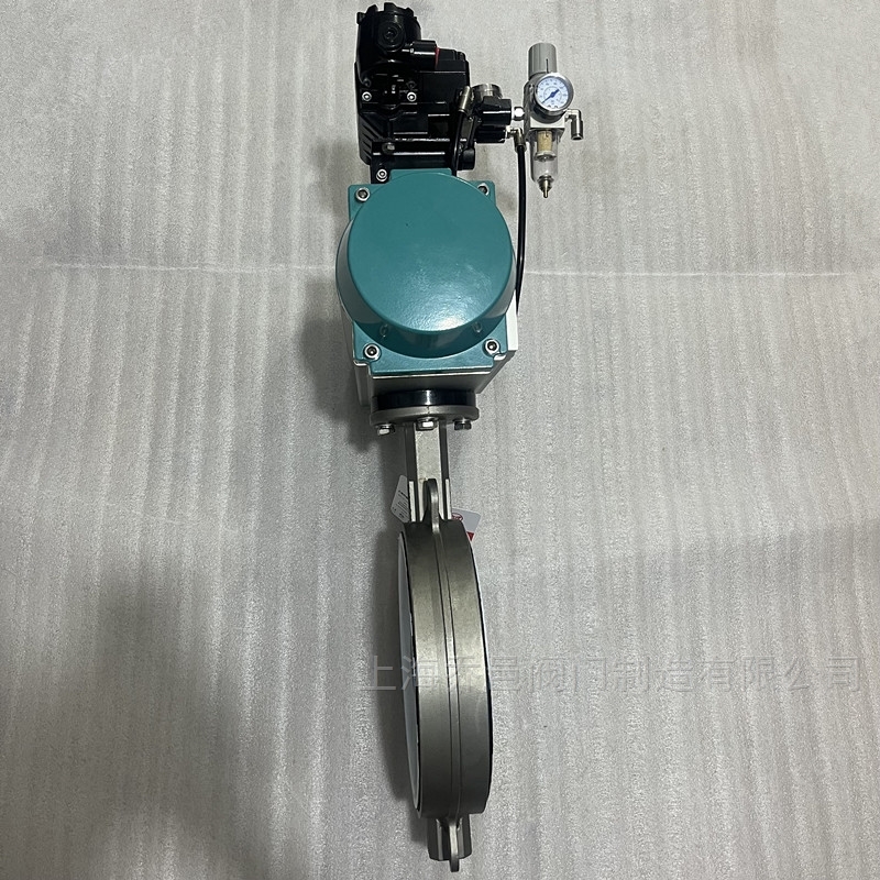 气动不锈钢调节型蝶阀 气动调节型燃气蝶阀