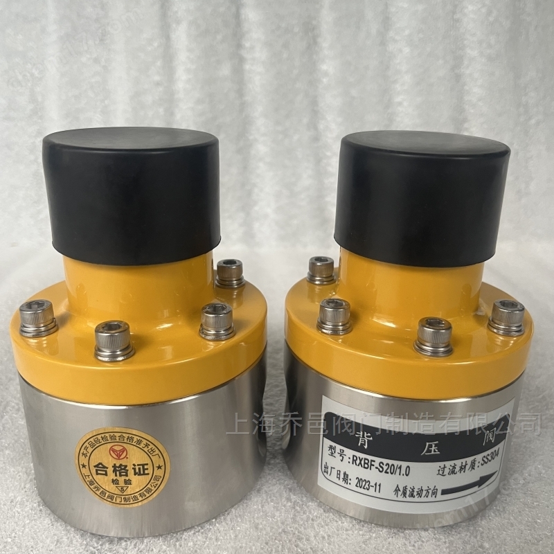 RXBF-S20/1.0背压阀 RXBF-S25/1.0-F背压阀