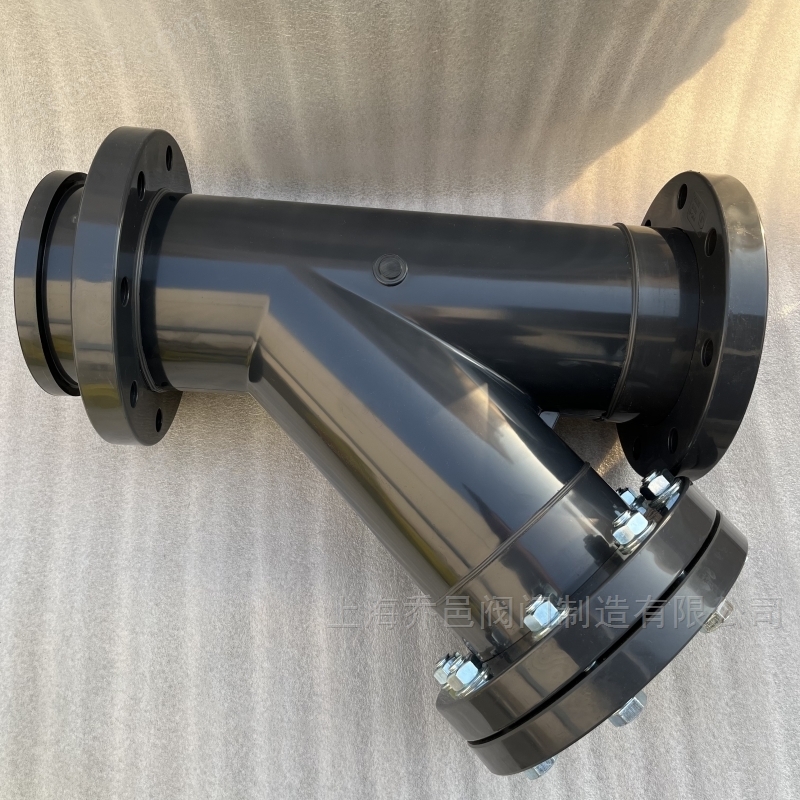 UPVC法兰Y型过滤器 UPVC法兰Y型过滤器