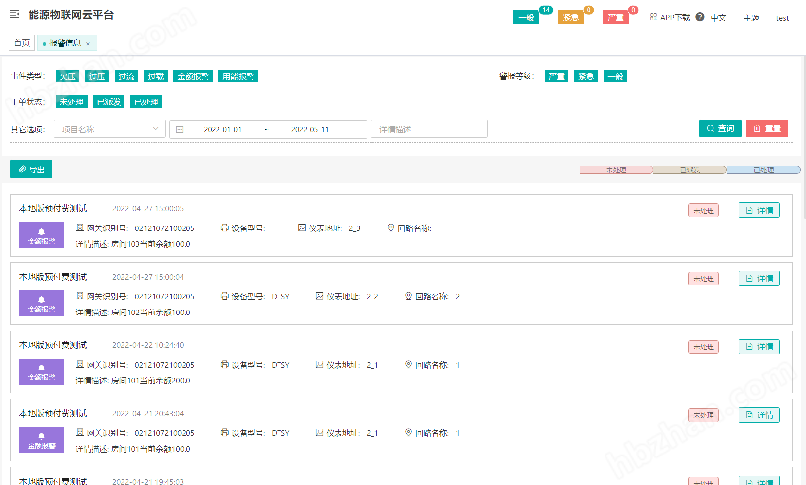 出租房智能电表系统 欠费断电 远程缴费